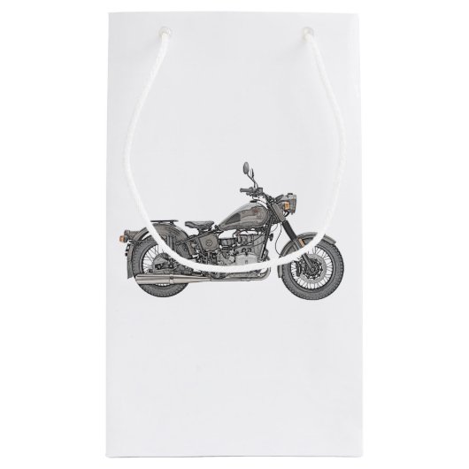 Urale motorfiets klein cadeauzakje (Achterkant)