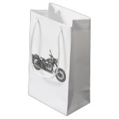 Urale motorfiets klein cadeauzakje (Achterkant Gekanteld)