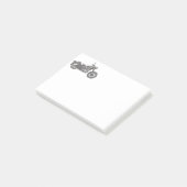 Urale motorfiets post-it® notes (Schuin)