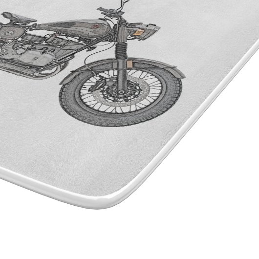 Urale motorfiets snijplank (Hoek)