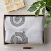 Urale motorfiets tissuepapier (Geschenk)