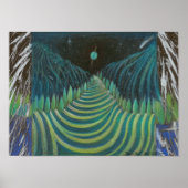 Uranian Road art poster van Jude Cowell (Voorkant)