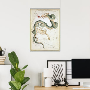 Urania's Mirror, Antieke Hemelkaart Astronomie Poster