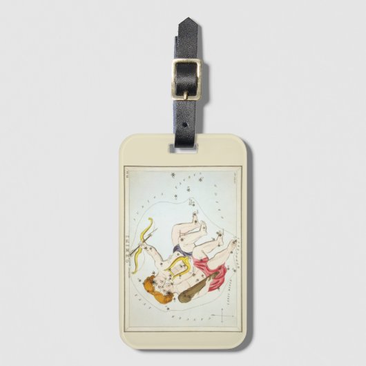 Urania's Mirror,  Gemini-constellatie Bagagelabel (Voorkant (verticaal))