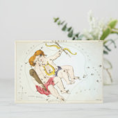 Urania's Mirror Gemini Constellation Antiek Print Kaart (Staand voorkant)