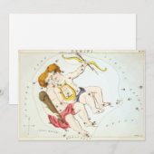 Urania's Mirror Gemini Constellation Antiek Print Kaart (Voorkant / Achterkant)
