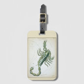 Urania's Mirror, Scorpio Constellatie Bagagelabel (Voorkant (verticaal))