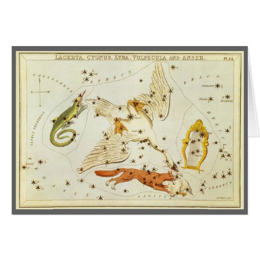 Urania's Mirror,  sterrenkunde Hemelkaart (Voorkant Horizontaal)