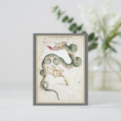 Urania's Mirror,  sterrenkunde Hemelkaart Briefkaart (Staand voorkant)