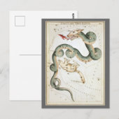 Urania's Mirror,  sterrenkunde Hemelkaart Briefkaart (Voorkant / Achterkant)