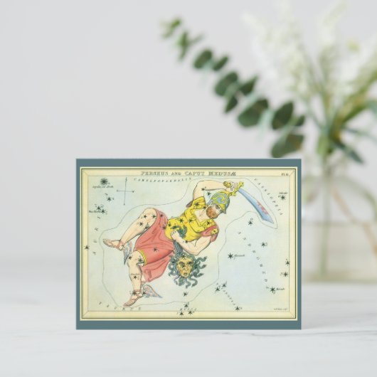 Urania's Mirror,  sterrenkunde Hemelkaart Briefkaart (Staand voorkant)