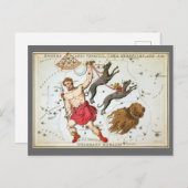 Urania's Mirror, sterrenkunde Hemelkaart Briefkaart (Voorkant / Achterkant)