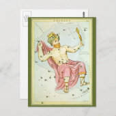 Urania's Mirror,  sterrenkunde Hemelkaart Briefkaart (Voorkant / Achterkant)