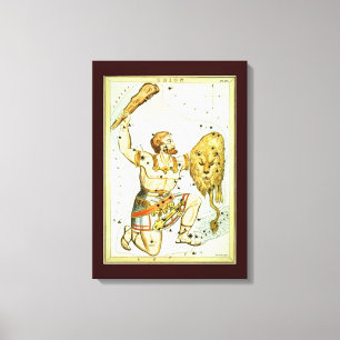 Urania's Mirror,  sterrenkunde Hemelkaart Canvas Afdruk