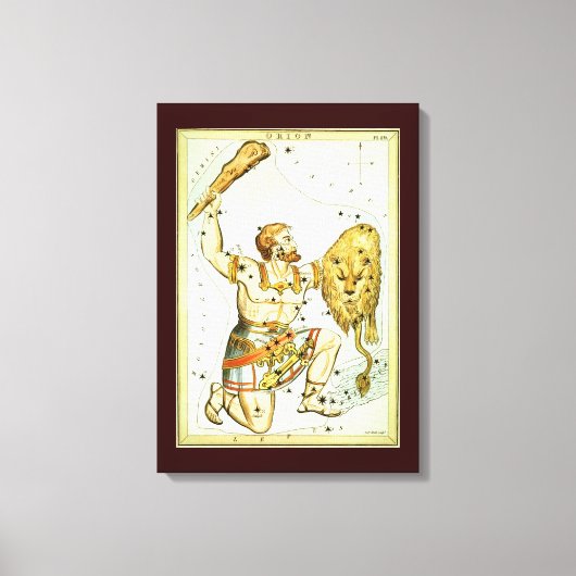 Urania's Mirror,  sterrenkunde Hemelkaart Canvas Afdruk (Voorkant)