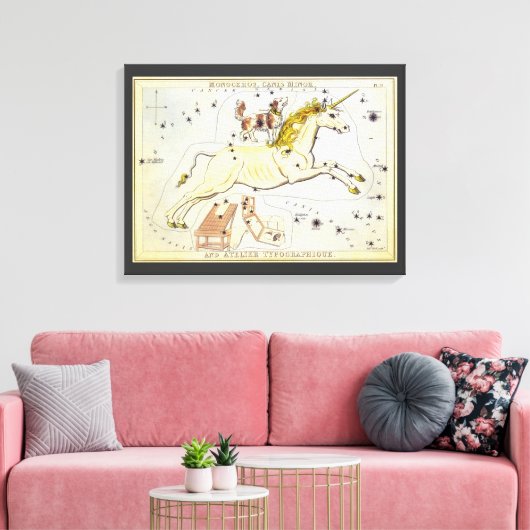 Urania's Mirror,  sterrenkunde Hemelkaart Canvas Afdruk (Insitu (Woonkamer))