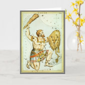 Urania's Mirror,  sterrenkunde Hemelkaart Kaart (Gele Bloem)