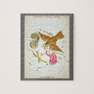 Urania's Mirror,  sterrenkunde Hemelkaart Legpuzzel