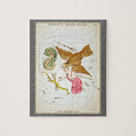 Urania's Mirror,  sterrenkunde Hemelkaart Legpuzzel (Verticaal)