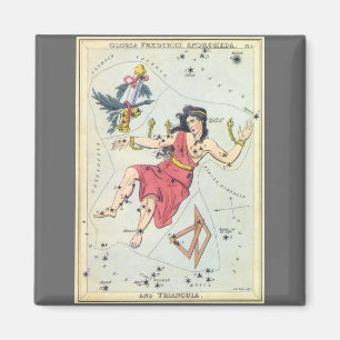 Urania's Mirror, sterrenkunde Hemelkaart Magneet