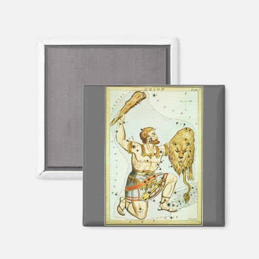 Urania's Mirror,  sterrenkunde Hemelkaart Magneet (Voorkant / Achterkant)