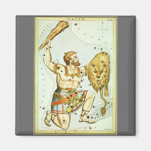 Urania's Mirror,  sterrenkunde Hemelkaart Magneet (Voorkant)