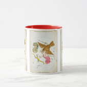 Urania's Mirror,  sterrenkunde Hemelkaart Mok (Midden)