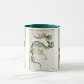 Urania's Mirror,  sterrenkunde Hemelkaart Mok (Midden)