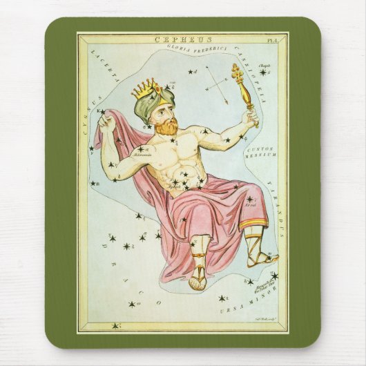 Urania's Mirror,  sterrenkunde Hemelkaart Muismat (Voorkant)