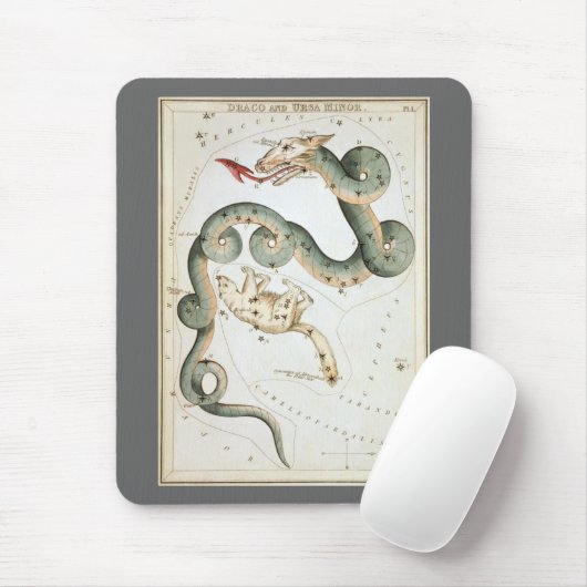 Urania's Mirror,  sterrenkunde Hemelkaart Muismat (Met muis)
