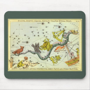 Urania's Mirror,  sterrenkunde Hemelkaart Muismat