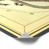 Urania's Mirror,  sterrenkunde Hemelkaart Poster (Hoek)