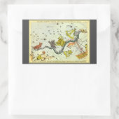 Urania's Mirror,  sterrenkunde Hemelkaart Rechthoekige Sticker (Tas)