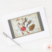 Urania's Mirror, sterrenkunde Hemelkaart Rechthoekige Sticker (Envelop)