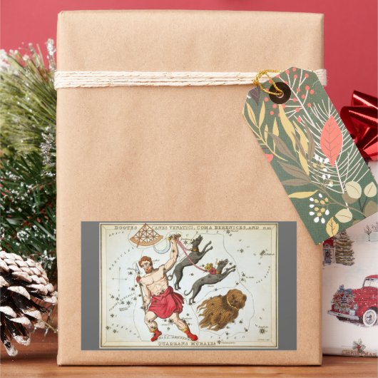 Urania's Mirror, sterrenkunde Hemelkaart Rechthoekige Sticker (Feestdagen)