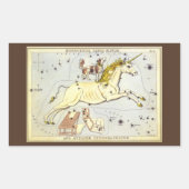 Urania's Mirror, sterrenkunde Hemelkaart Rechthoekige Sticker (Voorkant)