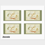 Urania's Mirror,  sterrenkunde Hemelkaart Rechthoekige Sticker (Vel)