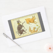 Urania's Mirror,  sterrenkunde Hemelkaart Rechthoekige Sticker (Envelop)