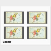 Urania's Mirror,  sterrenkunde Hemelkaart Rechthoekige Sticker (Vel)