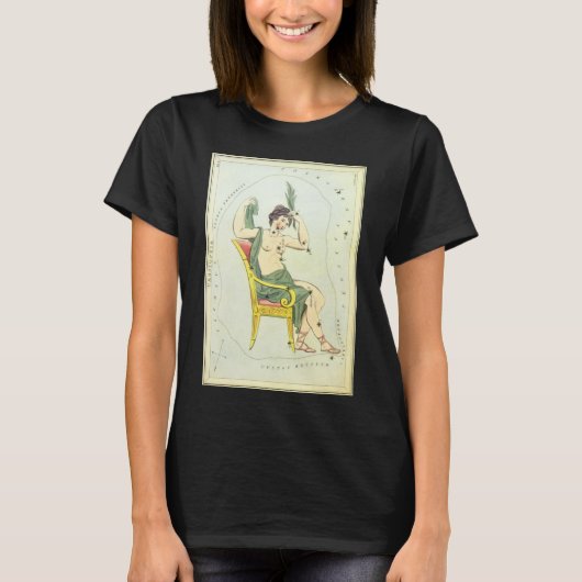 Urania's Mirror,  sterrenkunde Hemelkaart T-shirt (Voorkant)
