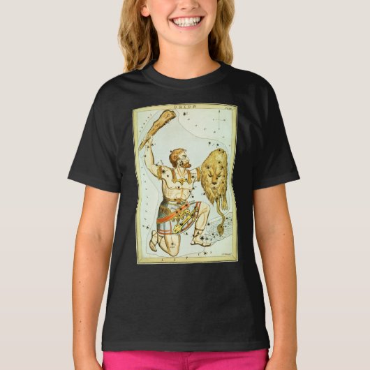 Urania's Mirror,  sterrenkunde Hemelkaart T-shirt (Voorkant)