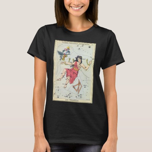 Urania's Mirror,  sterrenkunde Hemelkaart T-shirt (Voorkant)