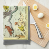 Urania's Mirror,  sterrenkunde Hemelkaart Theedoek (Quarter Fold)