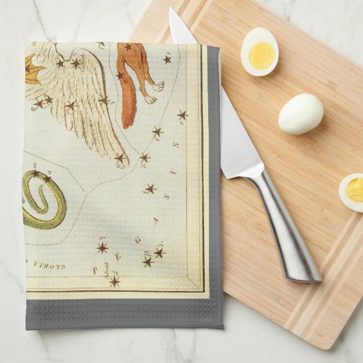 Urania's Mirror,  sterrenkunde Hemelkaart Theedoek (Quarter Fold)