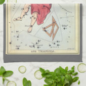Urania's Mirror,  sterrenkunde Hemelkaart Theedoek (Gevouwen)
