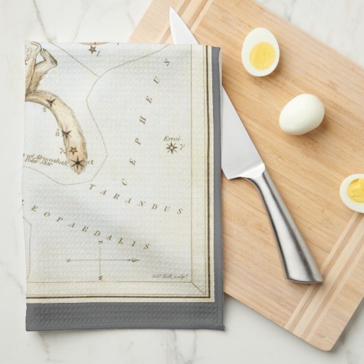 Urania's Mirror,  sterrenkunde Hemelkaart Theedoek (Quarter Fold)