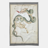 Urania's Mirror, sterrenkunde Hemelkaart Theedoek (Verticaal)