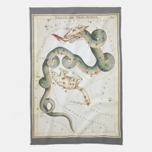 Urania's Mirror,  sterrenkunde Hemelkaart Theedoek