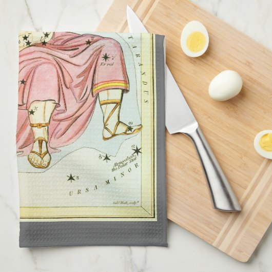 Urania's Mirror,  sterrenkunde Hemelkaart Theedoek (Quarter Fold)