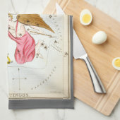 Urania's Mirror, sterrenkunde Hemelkaart Theedoek (Quarter Fold)